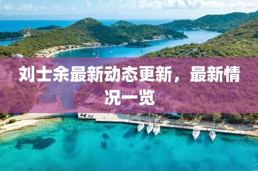 刘士余最新动态更新，最新情况一览