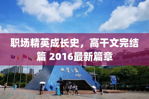 职场精英成长史，高干文完结篇 2016最新篇章
