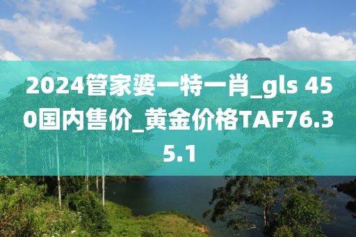 2024管家婆一特一肖_gls 450国内售价_黄金价格TAF76.35.1