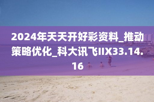 2024年天天开好彩资料_推动策略优化_科大讯飞IIX33.14.16