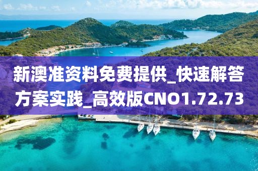 新澳准资料免费提供_快速解答方案实践_高效版CNO1.72.73