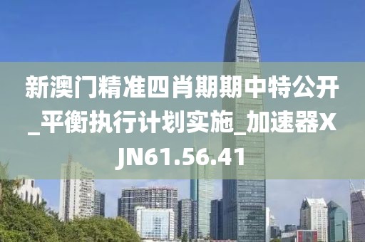 新澳门精准四肖期期中特公开_平衡执行计划实施_加速器XJN61.56.41