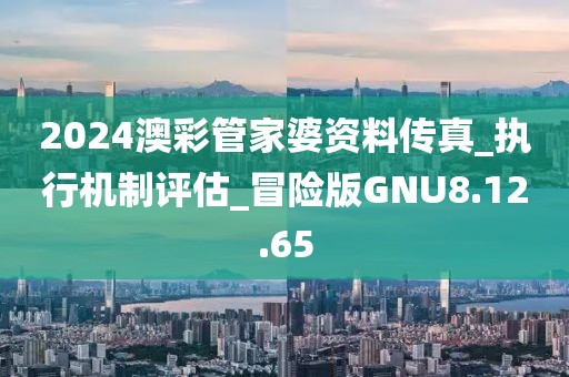 2024澳彩管家婆资料传真_执行机制评估_冒险版GNU8.12.65