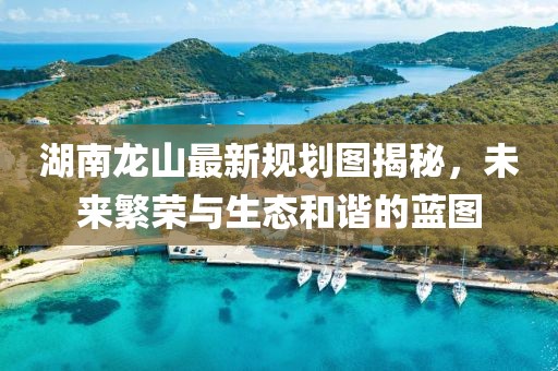 湖南龙山最新规划图揭秘，未来繁荣与生态和谐的蓝图