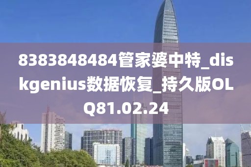 8383848484管家婆中特_diskgenius数据恢复_持久版OLQ81.02.24