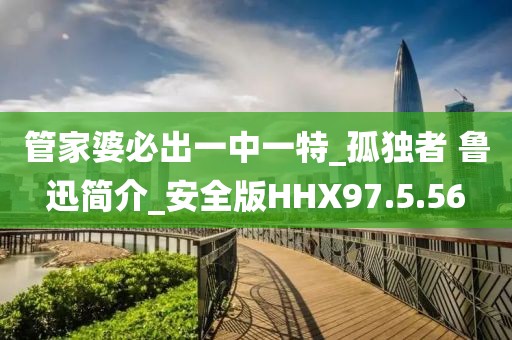 管家婆必出一中一特_孤独者 鲁迅简介_安全版HHX97.5.56