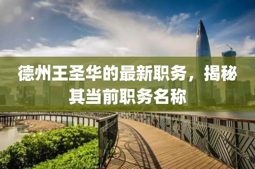 德州王圣华的最新职务，揭秘其当前职务名称