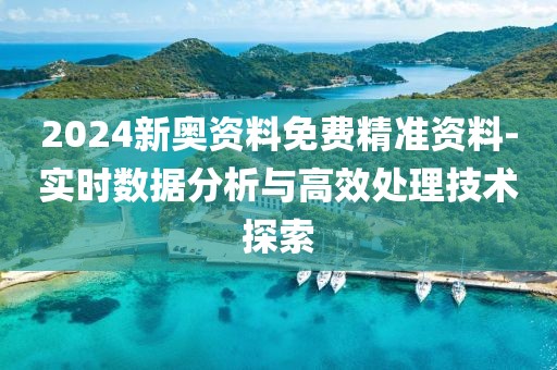 2024新奥资料免费精准资料-实时数据分析与高效处理技术探索