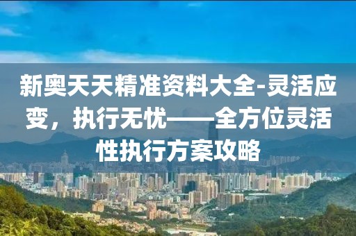 新奥天天精准资料大全-灵活应变，执行无忧——全方位灵活性执行方案攻略
