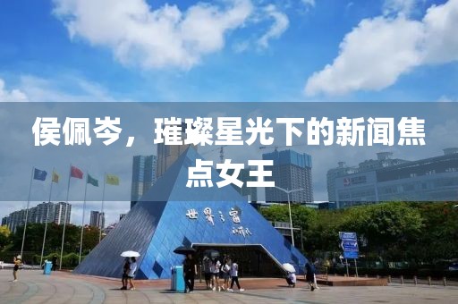 侯佩岑，璀璨星光下的新闻焦点女王