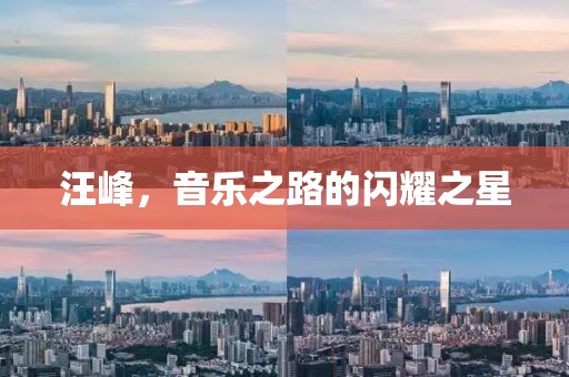 汪峰，音乐之路的闪耀之星