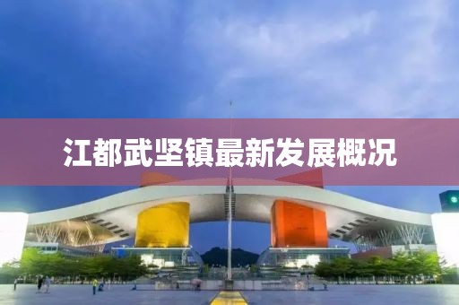 江都武坚镇最新发展概况