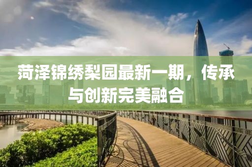 菏泽锦绣梨园最新一期，传承与创新完美融合