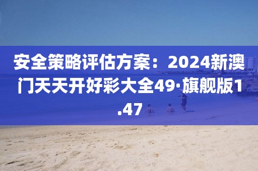 安全策略评估方案：2024新澳门天天开好彩大全49·旗舰版1.47