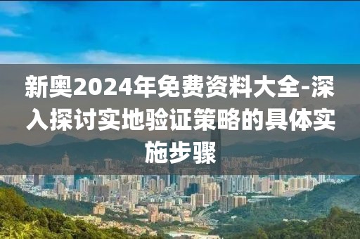 新奥2024年免费资料大全-深入探讨实地验证策略的具体实施步骤