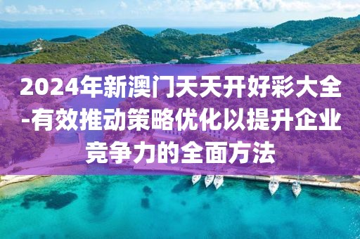 2024年新澳门天天开好彩大全-有效推动策略优化以提升企业竞争力的全面方法