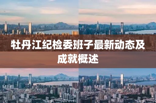牡丹江纪检委班子最新动态及成就概述