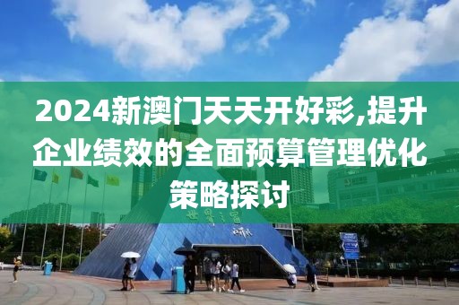2024新澳门天天开好彩,提升企业绩效的全面预算管理优化策略探讨
