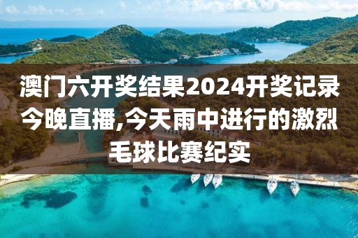 澳门六开奖结果2024开奖记录今晚直播,今天雨中进行的激烈毛球比赛纪实