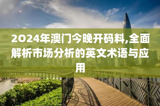 2O24年澳门今晚开码料,全面解析市场分析的英文术语与应用