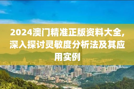 2024澳门精准正版资料大全,深入探讨灵敏度分析法及其应用实例