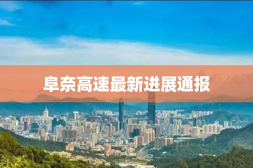 阜奈高速最新进展通报