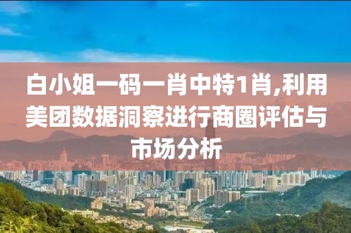 白小姐一码一肖中特1肖,利用美团数据洞察进行商圈评估与市场分析