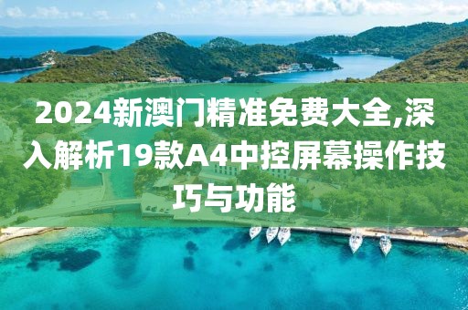 2024新澳门精准免费大全,深入解析19款A4中控屏幕操作技巧与功能