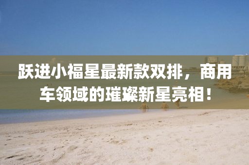 跃进小福星最新款双排，商用车领域的璀璨新星亮相！