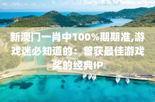 新澳门一肖中100%期期准,游戏迷必知道的：曾获最佳游戏奖的经典IP