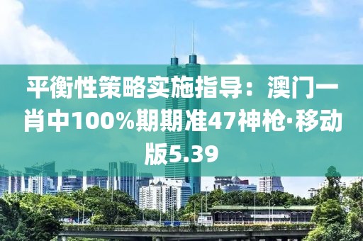 平衡性策略实施指导：澳门一肖中100%期期准47神枪·移动版5.39