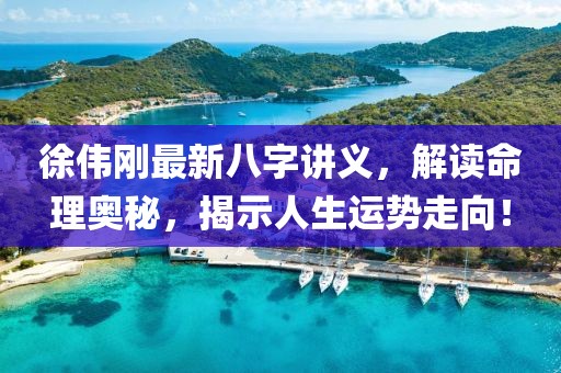 徐伟刚最新八字讲义，解读命理奥秘，揭示人生运势走向！