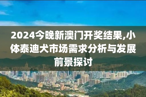 2024今晚新澳门开奖结果,小体泰迪犬市场需求分析与发展前景探讨