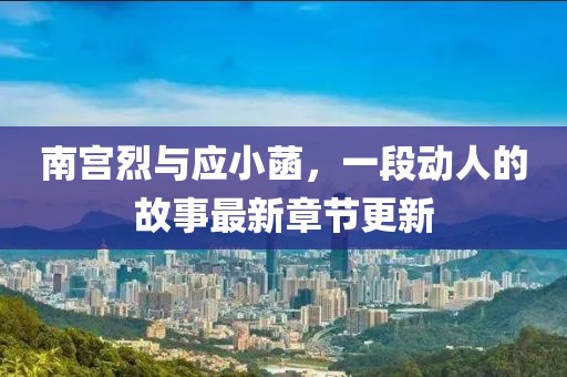 南宫烈与应小菡，一段动人的故事最新章节更新