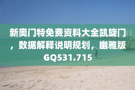 新奥门特免费资料大全凯旋门，数据解释说明规划，幽雅版GQ531.715