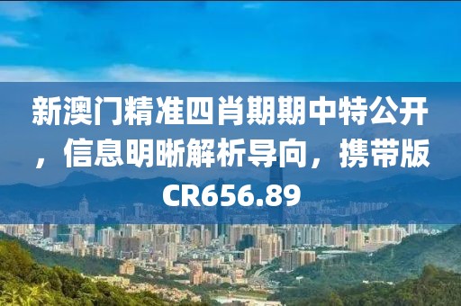 新澳门精准四肖期期中特公开，信息明晰解析导向，携带版CR656.89