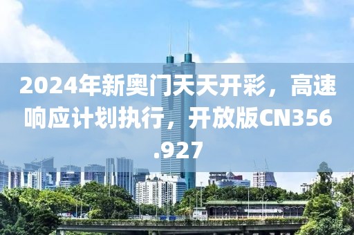 2024年新奥门天天开彩，高速响应计划执行，开放版CN356.927
