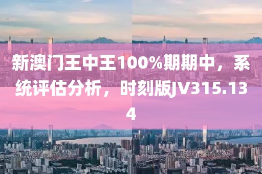 新澳门王中王100%期期中，系统评估分析，时刻版JV315.134