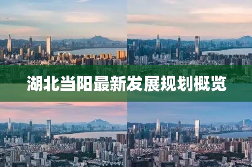 湖北当阳最新发展规划概览