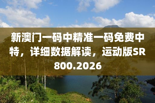 新澳门一码中精准一码免费中特，详细数据解读，运动版SR800.2026