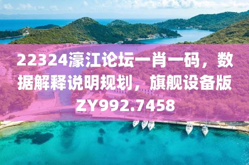 22324濠江论坛一肖一码，数据解释说明规划，旗舰设备版ZY992.7458