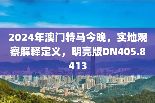 2024年澳门特马今晚，实地观察解释定义，明亮版DN405.8413