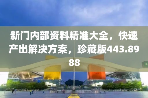 新门内部资料精准大全，快速产出解决方案，珍藏版443.8988