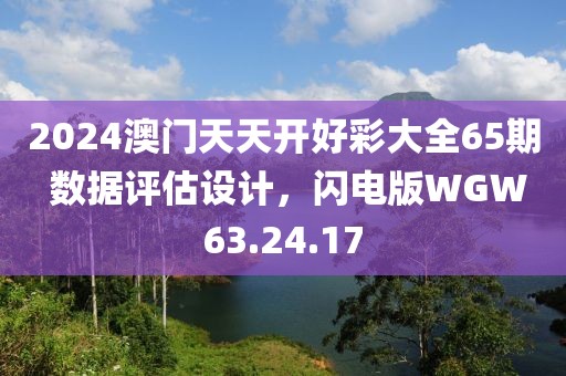 2024澳门天天开好彩大全65期 数据评估设计，闪电版WGW63.24.17
