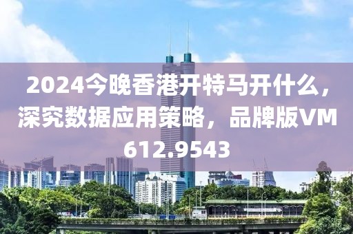 2024今晚香港开特马开什么，深究数据应用策略，品牌版VM612.9543