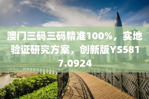 澳门三码三码精准100%，实地验证研究方案，创新版YS5817.0924