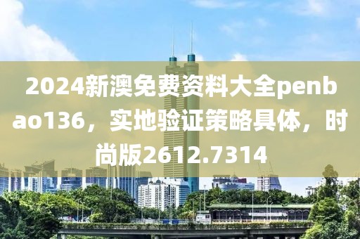 2024新澳免费资料大全penbao136，实地验证策略具体，时尚版2612.7314