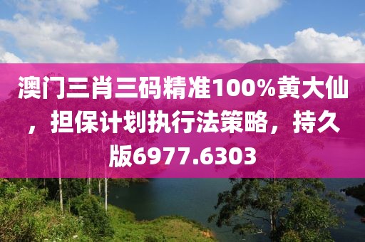 澳门三肖三码精准100%黄大仙，担保计划执行法策略，持久版6977.6303