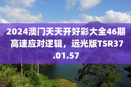 2024澳门天天开好彩大全46期 高速应对逻辑，远光版TSR37.01.57