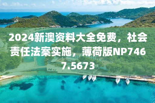 2024新澳资料大全免费，社会责任法案实施，薄荷版NP7467.5673